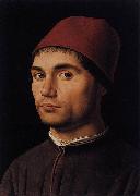 Antonello da Messina Portrait of a Man oil on canvas